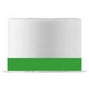 Deep Green and White Diagonal Edible Cake Decoration Ribbon -6 Slim Strips