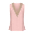 thumbnail image 3 of Birdeem Débardeur pour Femmes Mode Décontractée Sans Manches Col en V Blouse Débardeur, 3 of 10