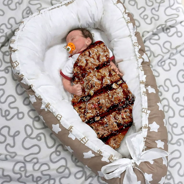 Wepro Baby Wrap Blanket Super Soft Blanket Printed Flannel Cover Blanket Baby Hat Blanket Towel Swaddling