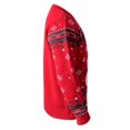 thumbnail image 3 of Ugly Suéter George Talla G con Bordados Navideños Muñeco de Nieve Rojo, 3 of 4