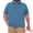 Blue, variant on DARING DIVA Men's Big Tall Contrast Trim Short Sleeve Work Office Golf Shirts XL Blue
