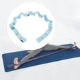thumbnail image 3 of jinwen Yoga Pull Strap Fitness Exercise Ballet Stretching Band Loop Purple_11 Loops 11 Loops violet, 3 of 8