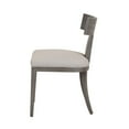 thumbnail image 3 of Benjara Cid Sten 21 Inch Dining Chair Set of 2, T Shape Back, Beige Linen, Gray, 3 of 5