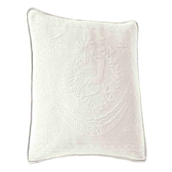 Historic Charleston 20" x 20" Decorative Pillow, White
