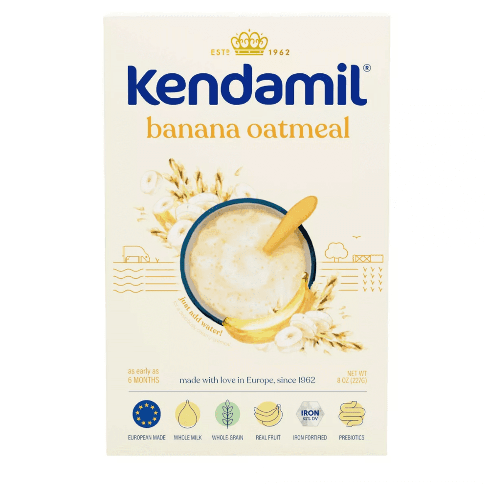 pack) Kendamil Banana Creamy Oatmeal Cereal 8oz Bhutan Ubuy