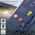 thumbnail image 6 of Allytechgroup Kids Case Cover for Lenovo Tab M11 11" 2024 TB330FU TB330XU, Cute Design Bumper All-Round Protection Kickstand Handle EVA Rubber Tablet Case for Girls Boys, Navy Blue, 6 of 7