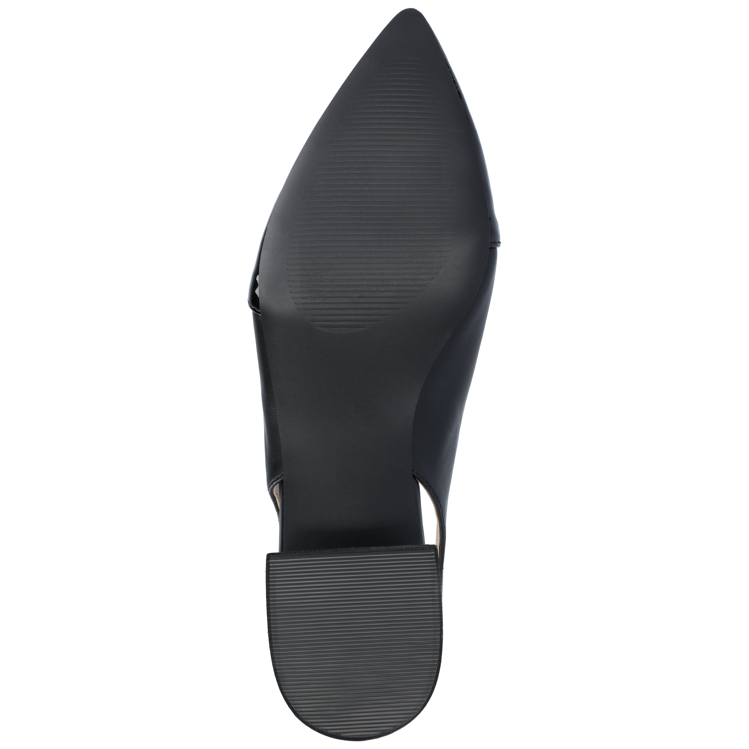 Journee Womens Bertie Sling Back Two Tone Pointed Toe Flats
