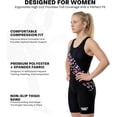 thumbnail image 2 of Exxact Sports Sublimated Women’s Wrestling Singlet - High-Cut, Full-Coverage Powerlifting Singlet Women for Competition (Butterfly, AM), 2 of 7