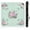 Mint Bird Blossom, variant on Mahjong Mat, Mahjong Mat with Rules for Mahjong Set, Charleston Floral Garden 31.49 x 31.49 in 3MM Waterproof Edge-Bound Mah Jongg Table Mat with Storage Bag, Noise Reducing American Mahjong Mat