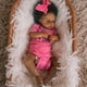 thumbnail image 1 of Muñeca Reborn Pinky Black Girl, 50 cm, realista, con ropa, 1 of 5