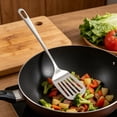 thumbnail image 4 of NWOKYZGH 1Pc Stainless Steel Cooking Utensil with Handle, Spatula, Slotted Spatula and Spoon, Dishwasher Safe, 4 of 6