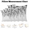 thumbnail image 5 of Throw Pillow Covers, Grey Tulip Eucalyptus Decorative Throw Pillow Covers 18x18 Inch, Spring Summer Botanical Floral Chic Square Linen Pillow Cases for Couch/Living Room/Sofa, 5 of 9