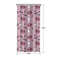 thumbnail image 5 of Cute Halloween Pattern Shower Curtain 36"x72" ,Bathroom Decorative Shower Curtains Set with 12 Hooks,Modern Waterproof Washable Shower Curtain, 5 of 6