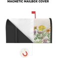 thumbnail image 6 of Mailbox Cover Fall Yellow Daisy Flower Watercolor Plants Mailbox Covers Magnetic Standard Size,Post Box Cover for Outdoor Garden Yard,Green Leaves Retro Linen Mailbox Wraps Mailbox Decals 21x18in, 6 of 6