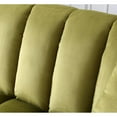 thumbnail image 5 of 6 PCS Corduroy Flexible Combination Sectional Sofa Olive, 5 of 8