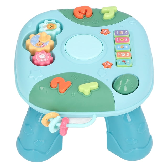 Mesa de Educación Temprana Mesa Musical de Aprendizaje Y Acanalada Mesa de Aprendizaje Multifuncional Segura para Niños ANGGREK Otros