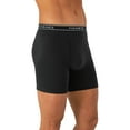thumbnail image 5 of Hanes Men’s Value Stretch Boxer Briefs, Black, 3-Pack, 5 of 7