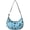 Police and Megaphone Blue Pattern, variant on Police and Light Red Pattern Hobo Shoulder Bag, Travel Hobo Tote with Adjustable Strap, Sturdy Stitching Gift Ideas for Holiday Birthday Gifts