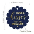 thumbnail image 6 of Inkdotpot Real Gold Foil Hugs & Kisses From The Wedding Tags Favor Hang Paper Tags 50 Piece, 6 of 6