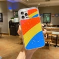 thumbnail image 1 of TOP SHE Case for Apple iPhone 11 Pro Max (6.5 Inch), Durable Silicone Case Slim Fit Lightweight Cover Scratch Resistant Drop Proof Cute Rainbow Pattern Cell Phone Case (Colorful F), 1 of 4