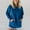 Blue, variant on TYGHBN Ribbed Pocket Pullover Sweatshirt for Women Loose Fit Long Sleeve Top Autumn and Winter Jumpsuit Women Lined Shirt Women Bride Sweatshirts for Women Hoodies Women Zipper Athletic Jacket Women