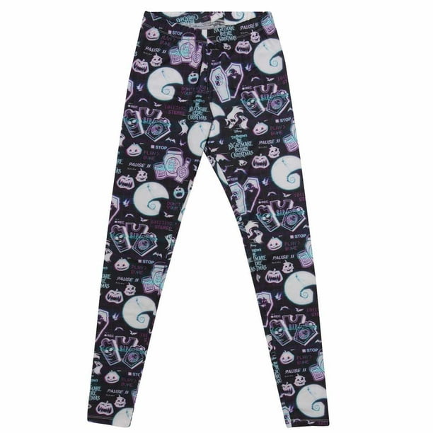 Nightmare Before Christmas Womens Leggings Walmart