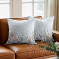 thumbnail image 3 of Ocean Coral Throw Pillow Cover Starfish Seagrass Undersea Nautical Coastal Cotton Linen Cushion Cover Throw Pillow Case with Invisible Zipper for Couch Sofa Bed Chair Car 20x20 Inch, 3 of 14
