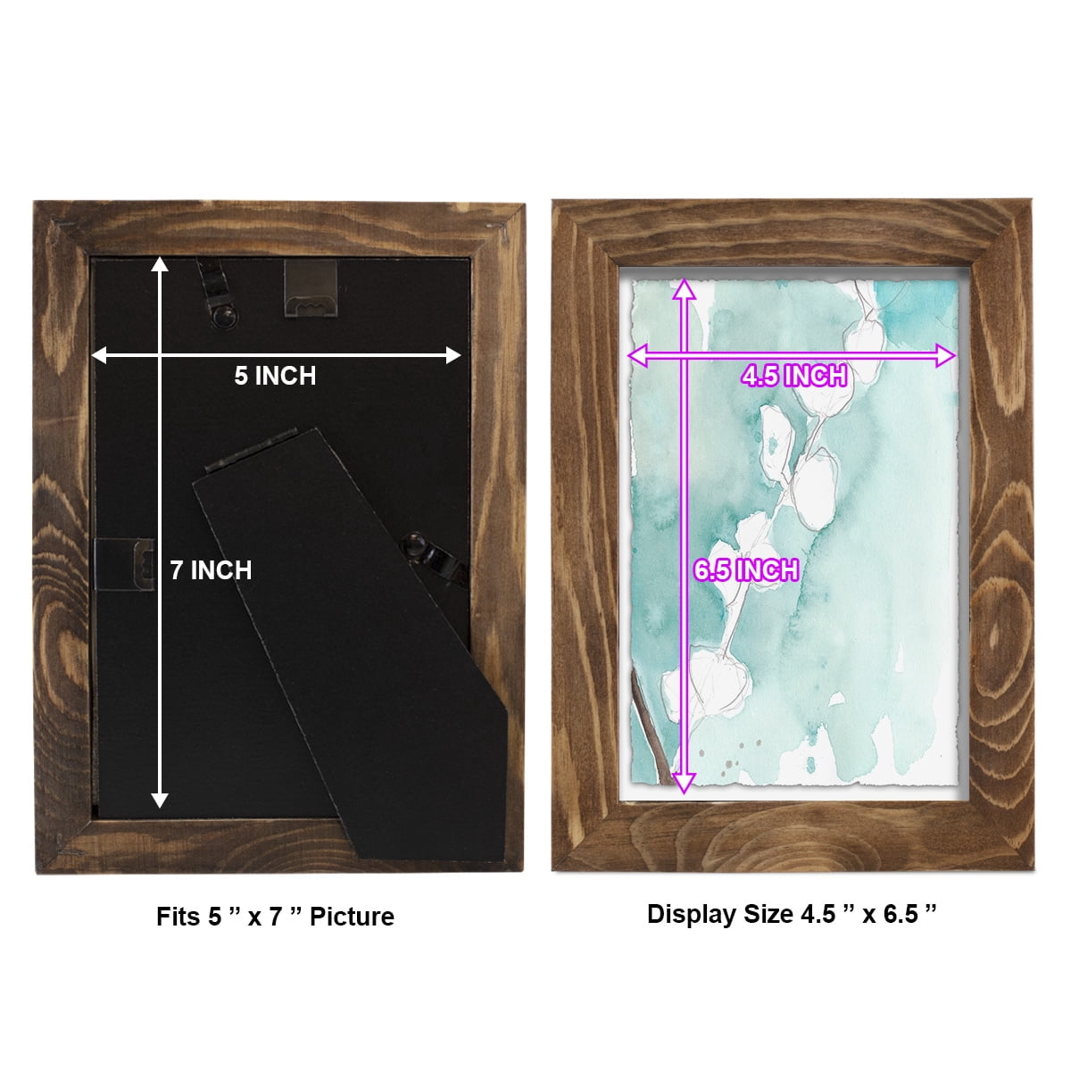 Ginkgo on Dusty Teal V - Framed Print w/glass - Walnut