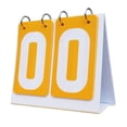 thumbnail image 2 of Colaxi Tableau de Score de Sport 2 Chiffres Compteur de Score Rabattable pour Football Volleyball Jeux d'Équipe Jaune, 2 of 8