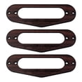 thumbnail image 1 of Miangastore Single Coil Pickup Ring Guitar Pickup Frame Mounting Ring Coffee 3Pcs 18Mm, 1 of 8