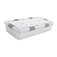thumbnail image 5 of Caja de almacenamiento con ruedas debajo de la cama, contenedor multifunción transpirable con ruedas, organizador para dormitorio Altura 16cm, 5 of 8