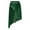 Green, variant on Women Rhinestone Lyrical Dance Skirt Split Irregular Hem Skirt Figure Ice Skating Dancewear Navy Blue M