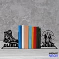thumbnail image 4 of Handmadetneonsign Climber Metal Bookends Climber Name Bookend, Climbing Mountain Table Sign, Bookshelf Decor 75912, 4 of 4