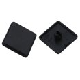 thumbnail image 2 of BQLZR 60PCS Black Single Hole Extrusion End Caps Square Tube Post End Cap 20x20mm, 2 of 5