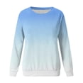 thumbnail image 5 of Aoochasliy Clothes Womens Tops Long Sleeve Shirts Spring Fall Casual Printed Loose T-shirt Blouse Round Neck Tops Sweatshirt Hoodies, 5 of 5