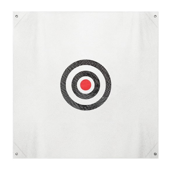 Red de golpeo para prácticas de golf ASENVER Silent, 1,35 m x 1,35 m (blanca)