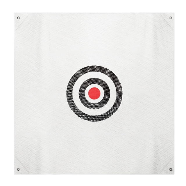 Red de golpeo para prácticas de golf ASENVER Silent, 1,35 m x 1,35 m (blanca)