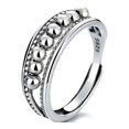 thumbnail image 1 of Anillo de ansiedad, aliviar el estrés por ansiedad, anillo giratorio, anillo ajustable retro, 1 of 1