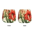 thumbnail image 5 of Lsque Vibrant Amaryllis Flowers Printed Women's Running Shorts with Liner Pockets,Elastic Quick Dry Workout Athletic Gym Yoga Shorts,Womens High Waist Shorts-, 5 of 9