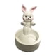 thumbnail image 4 of Portavelas con forma de conejo, luz perfumada de dibujos animados para amantes de los animales, 4 of 5