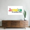 thumbnail image 3 of CafePress - Jamaica No Problem Tri - 35x21 Wall Decal, 3 of 3