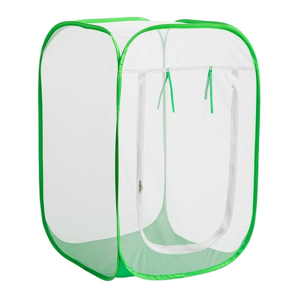Malla de jardín, cubierta para plantas, red, jaula, carpa, macetero plegable, protector de plantas 60cmx60cmx90cm