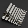 thumbnail image 2 of 4 Pcs Ensemble de Perforateurs en Cuir Creux Outil de Perforation Outils à Main Trou Rond, 2 of 8