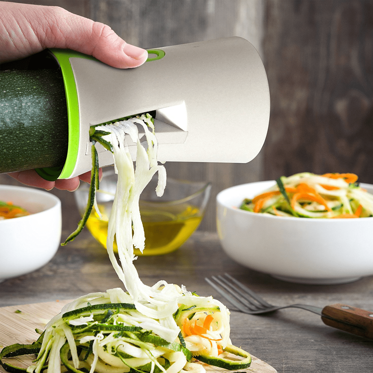 Veggie Spiralizer with 2 Blade Attachments