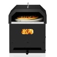 thumbnail image 3 of 4 in 1 Outdoor Pizza Oven Wood Fired with Pizza Stone, Cooking Grill Grate, 3 of 7