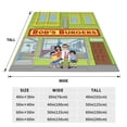 thumbnail image 5 of Bob'S Burgers Blanket Super Soft Cozy Throw Blanket Fuzzy Comfy Flannel Blanket Warm Plush Blankets For Couch, Sofa, Bed 50"X40", 5 of 6