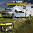 thumbnail image 4 of VEVOR RV Shore Power Extension Cord 50FT 50 AMP Weatherproof Heavy Duty 6AWG/3C+8AWG/1C Twist Lock Cord 50 Amp RV Replacement Cord UL and CSA Approved with Molded Connector and Patented Handle, 4 of 9
