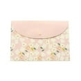 thumbnail image 1 of Less Than 5 Office&Craft&Stationery Plastic Document Folder Envelope A4 Files Paper Organizers Bag Floral Design Green, 1 of 7