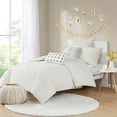 thumbnail image 5 of Gracie Mills Mikel Chenille Dot Cotton Jacquard Comforter Set with Euro Shams and Throw Pillows - GRACE-9444, 5 of 5