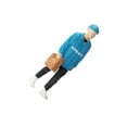 thumbnail image 1 of 1:64 People Figures Mini Deliveryman for Painted model Scenery Landscape Decoration Layout Style A, 1 of 9